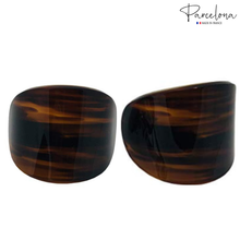 Load image into Gallery viewer, French Curved Hair Barrettes: Tortoise Shell