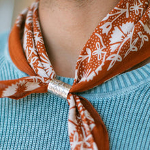 Load image into Gallery viewer, Cotton Aster Bandana | Tobacco