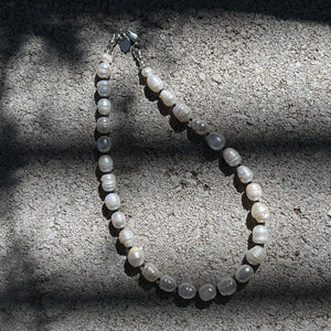 Mottled Pearl Necklace