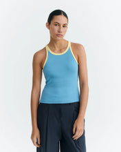 Load image into Gallery viewer, Contrast Harriet Tank Top - Blue / Yellow