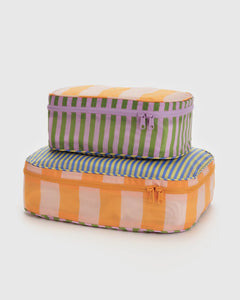 Packing Cube Set - Hotel Stripes