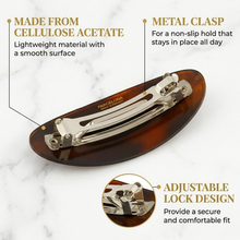 Load image into Gallery viewer, French Large Oval Hair Barrette