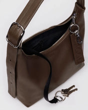 Load image into Gallery viewer, Mini Recycled Leather Shoulder Bag - Brown