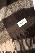 Load image into Gallery viewer, The Reykjavik Scarf - 100% Recycled - Brown Check