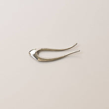 Load image into Gallery viewer, Short U-Shaped Metal Hair Stick | Silver