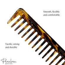 Load image into Gallery viewer, French Wide Tooth Comb: Tortoise Shell