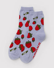 Load image into Gallery viewer, Crew Sock - Strawberry Blossom