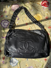 Load image into Gallery viewer, CHANEL Black Lambskin Hobo Bag