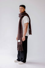 Load image into Gallery viewer, The Reykjavik Scarf - 100% Recycled - Ground Coffee