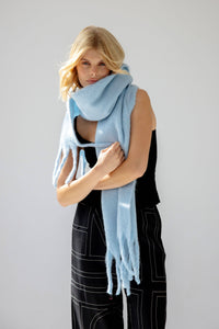 The 100% Recycled Stockholm Scarf - Glacier Blue