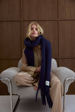 Load image into Gallery viewer, The Reykjavik Scarf - 100% Recycled - Midnight Blue