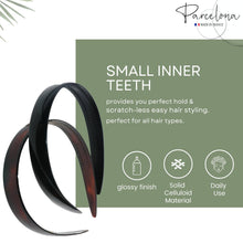 Load image into Gallery viewer, French Wide Headbands (2 Pcs): Tort + Black