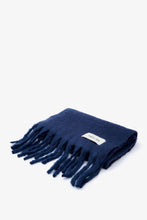 Load image into Gallery viewer, The Reykjavik Scarf - 100% Recycled - Midnight Blue