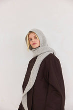 Load image into Gallery viewer, The Alpaca Hooded Scarf - Dark Coffee - FW26