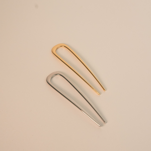 Minimalist Hair Stick l Silver