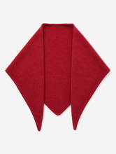 Load image into Gallery viewer, Merino Wool Triangle Scarf (L) - Robust Red