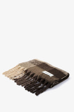 Load image into Gallery viewer, The Reykjavik Scarf - 100% Recycled - Brown Check