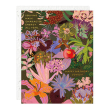 Load image into Gallery viewer, Midnight Blooms - Birthday Card