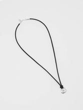 Load image into Gallery viewer, Odette Necklace in Black and Sterling Silver