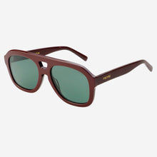 Load image into Gallery viewer, Voyager Sunglasses: Burgundy