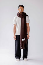 Load image into Gallery viewer, The Reykjavik Scarf - 100% Recycled - Ground Coffee