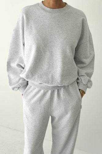 French Terry Core Sweatshirt - Icy Grey