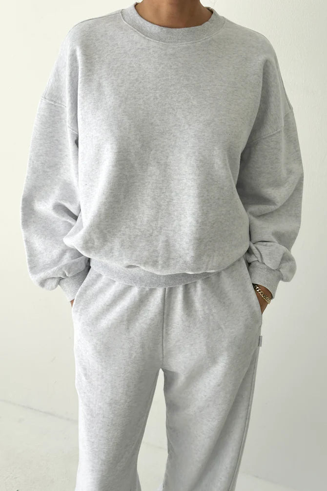 French Terry Core Sweatshirt - Icy Grey