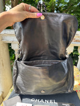 Load image into Gallery viewer, CHANEL Black Lambskin Hobo Bag
