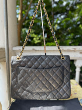 Load image into Gallery viewer, CHANEL Classic Double Flap Caviar Maxi Bag