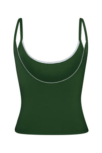 Scoop Back Cami - Clover