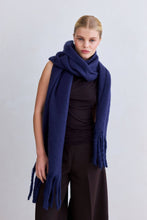 Load image into Gallery viewer, The Reykjavik Scarf - 100% Recycled - Midnight Blue