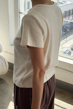 Load image into Gallery viewer, Pointelle Babe Tee - Naturel