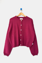 Load image into Gallery viewer, Cotton Leila Cardigan: Prune