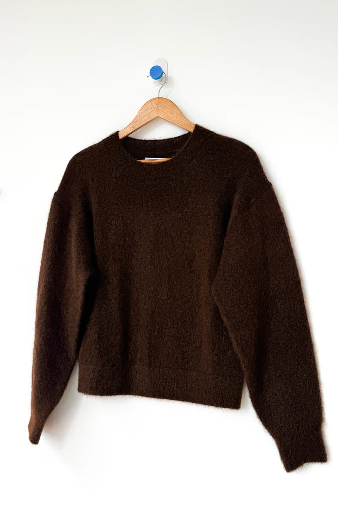 Finn Mohair Sweater - Cocoa Bean