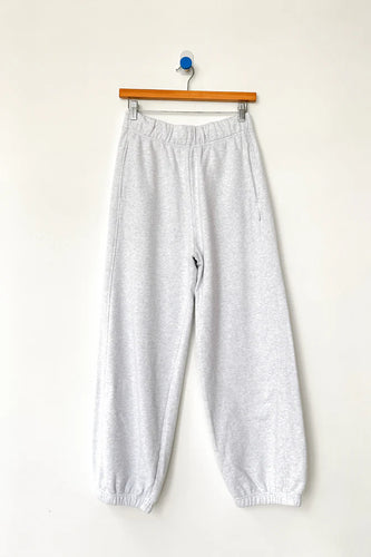 French Terry Balloon Pants - Icy Grey