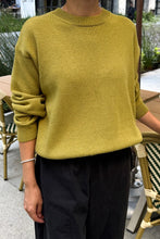 Load image into Gallery viewer, Milo Cotton Sweater: Golden Olive