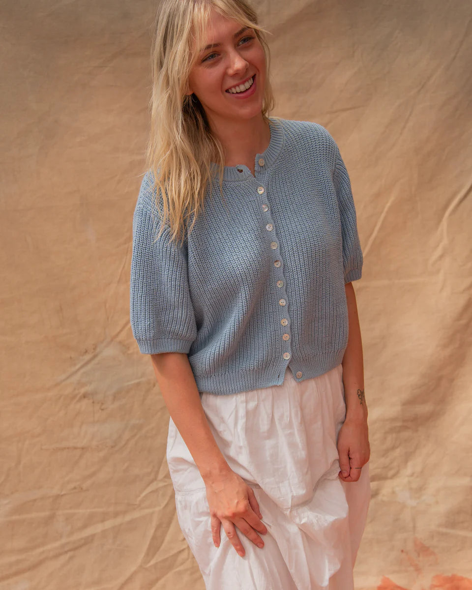 Coastal Cardigan - Light Blue