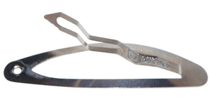 French Stainless Steel Snap Clips: Set of 6