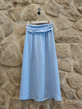 Load image into Gallery viewer, Linen Skirt: White