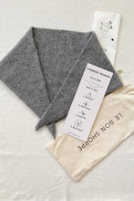 Load image into Gallery viewer, Cashmere Bandana: Ht. Gray