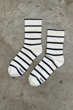 Load image into Gallery viewer, Wally Socks: Breton Stripe