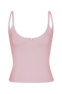 Scoop Back Cami - Baby Pink