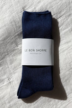 Load image into Gallery viewer, Trouser Socks: Navy