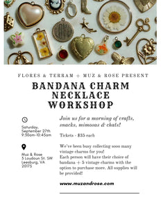 Bandana Charm Necklace Workshop