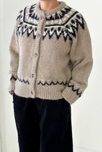 Load image into Gallery viewer, Alpaca Cabin Cardigan - Beige