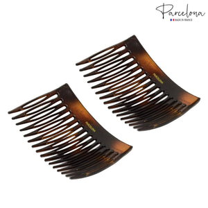 French Side Hair Combs (2 Pcs): Matte Shell