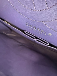 CHANEL Lambskin 2.55 Reissue 227 Flap Purple