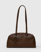 Load image into Gallery viewer, Recycled Leather Bowler Bag - Brown