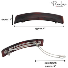 Load image into Gallery viewer, French Large Hair Barrette: Tortoise Shell