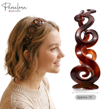 Load image into Gallery viewer, French Swirls Wide Headband